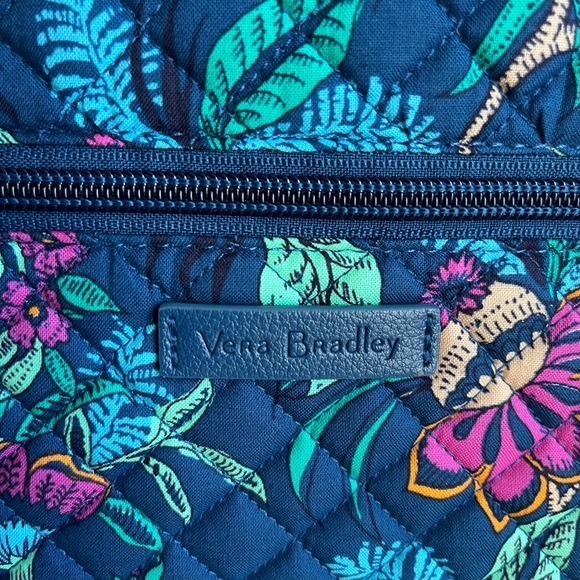 NWT Vera Bradley Miller Travel Bag Tote Trolley Sleeve ~ Kerala Elephants - Picture 7 of 8